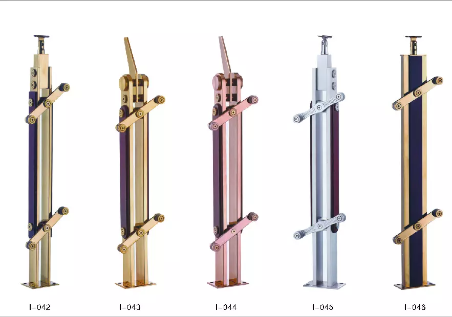 201 304 stainless steel accessories railing post